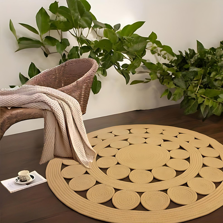Lisslune | LunaWeave Round Rug – Stylish & Natural Design