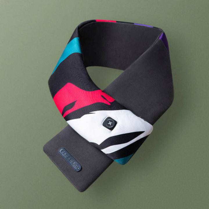 Lisslune | Multi-Function USB Charging Washable Self-Heating Scarf with 3 Heat Adjustment, Built-in Power Bank & Temperature Sensor