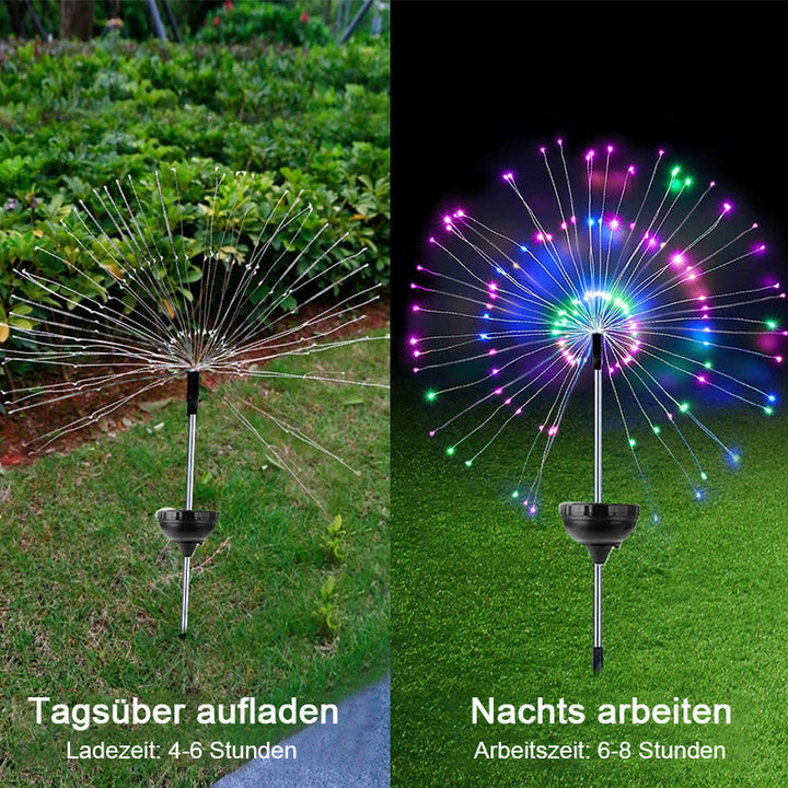 Lisslune | Waterproof Solar Garden Fireworks Lamp