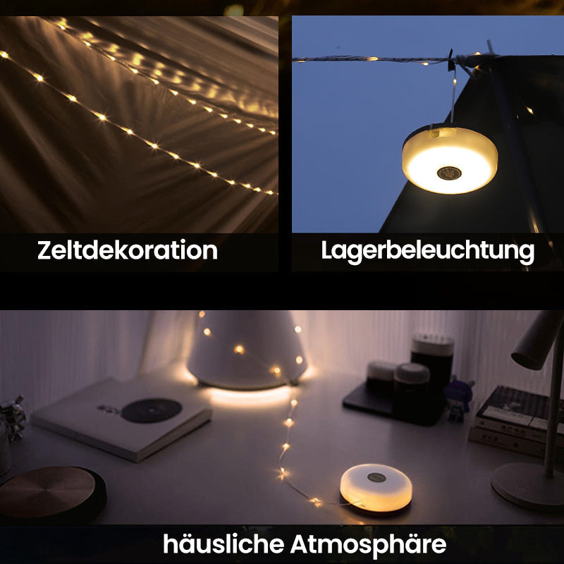 Lisslune | Waterproof portable collapsible string lights for outdoor use