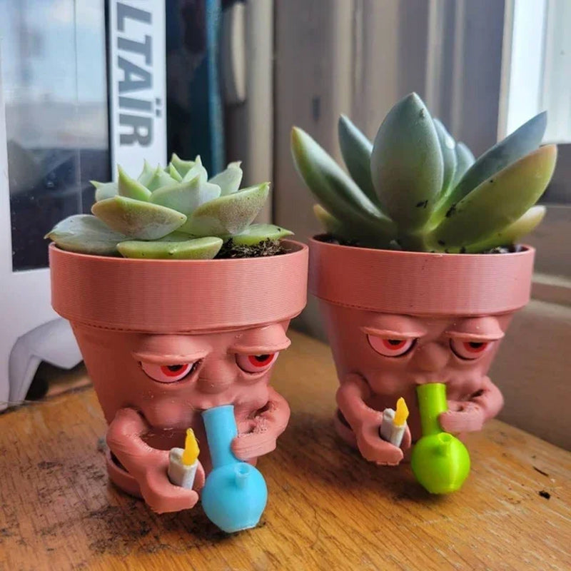 Lisslune | Creative smoking flower pot
