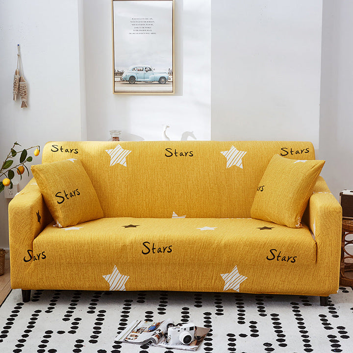 Lisslune | Simple Printed Elastic Sofa Cover
