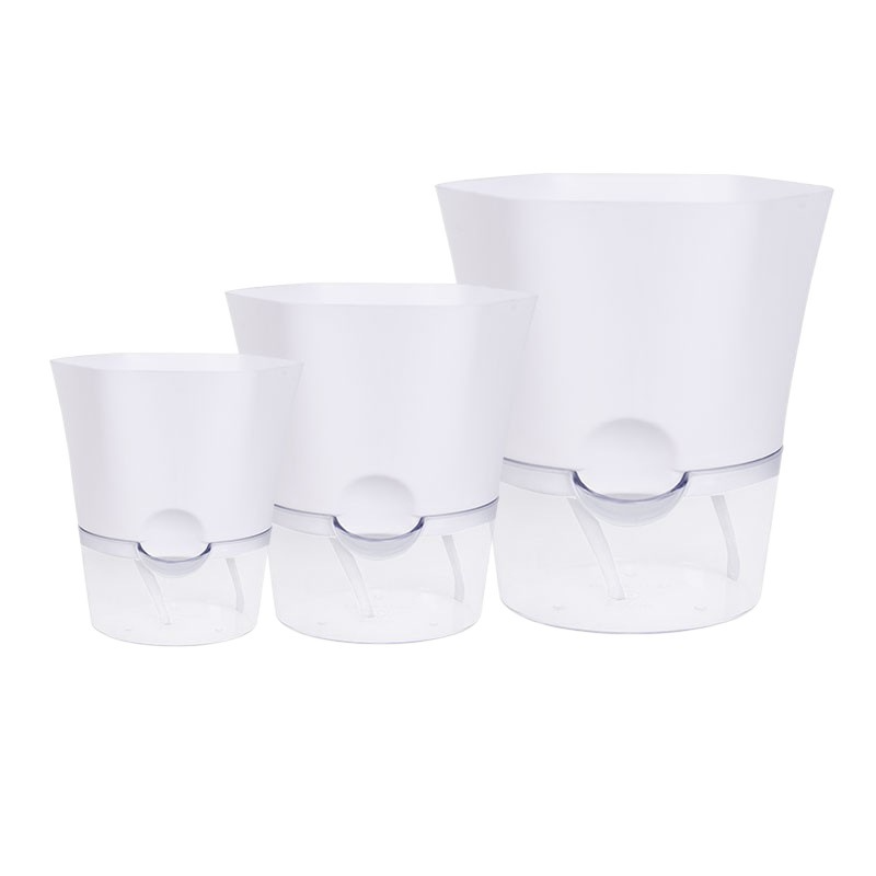Lisslune | Plant pot with water reservoir – Self-watering flower pot for houseplants