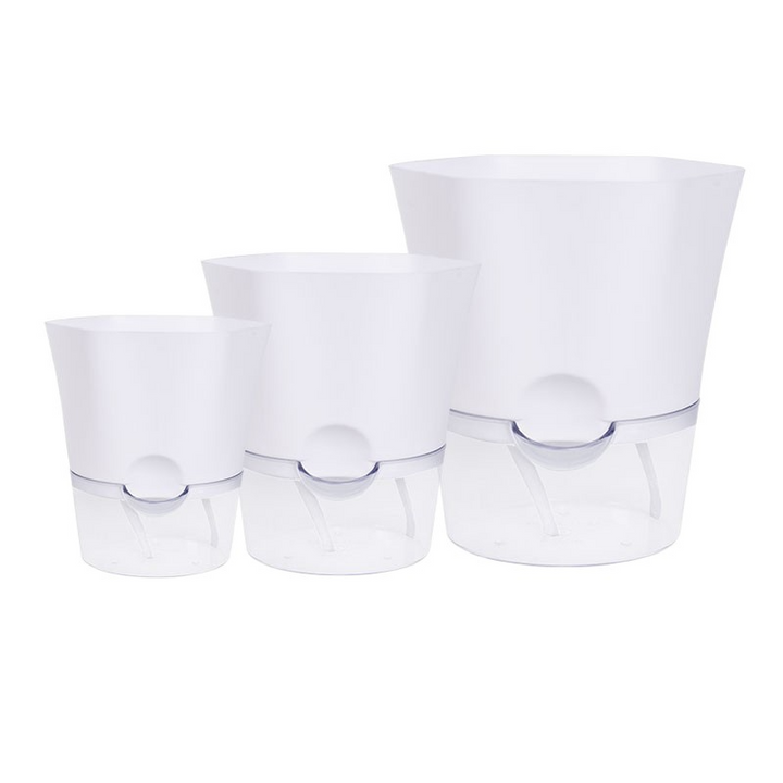 Lisslune | Plant pot with water reservoir – Self-watering flower pot for houseplants