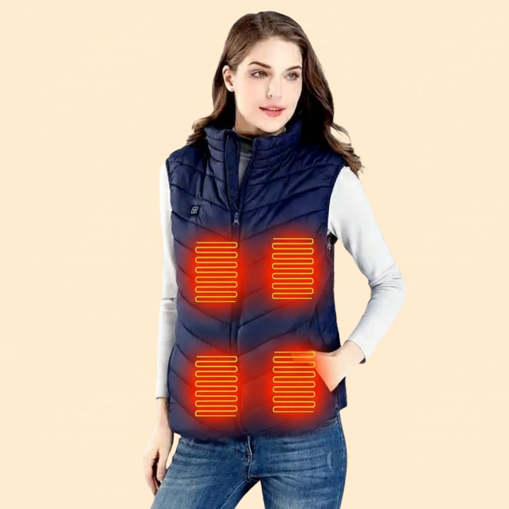 Lisslune | Thermo Heated Gilet | Insulated, Design for Hiking, Travel & Everyday Wear | Womens and Mens Heated Gilet