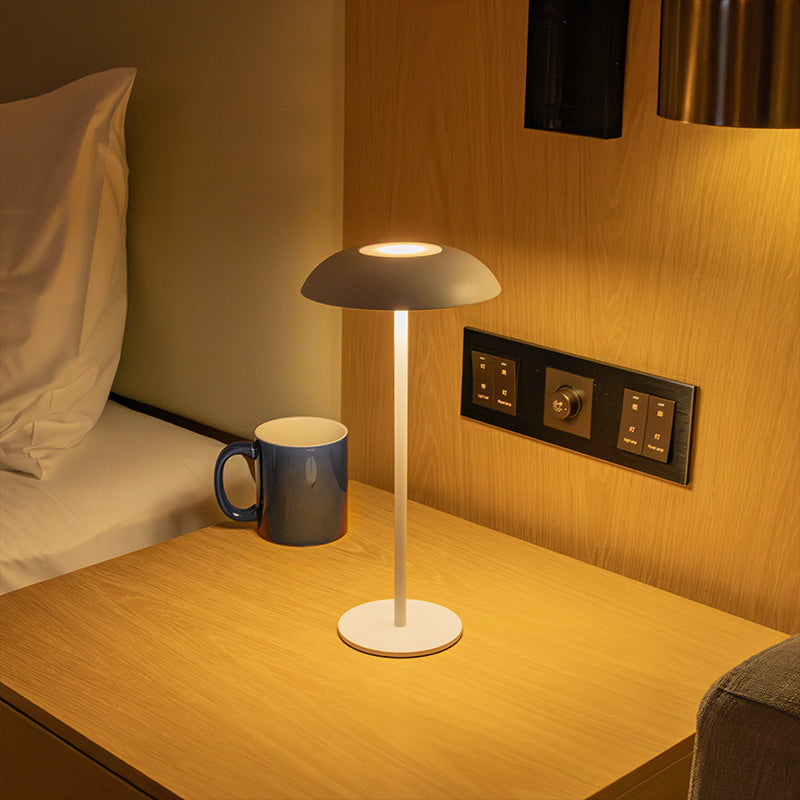 Lisslune | Orbella cordless LED table lamp with touch control – Elegant round modern design
