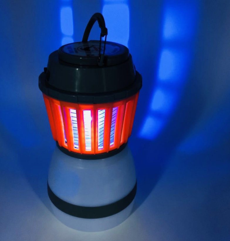 Lisslune | Solar LED Mosquito Lamp with Integrated Lantern – Effective Insect Protection and Lighting for Garden and Camping