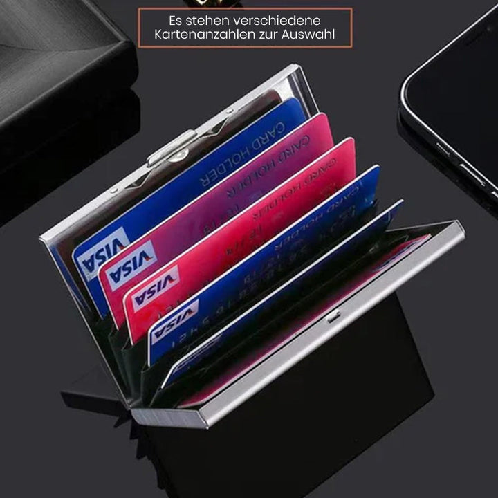 Lisslune | Ultral thin card case with theft and demagnetization protection