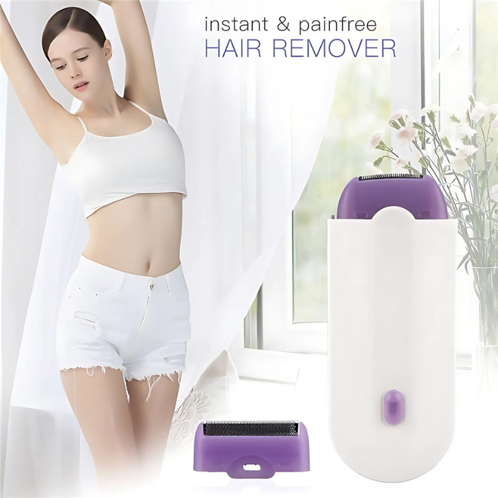 Lisslune | FluweelSmooth Pro – Painless Laser Hair Removal Device with Sensa-Light Comfort | For Face & Body