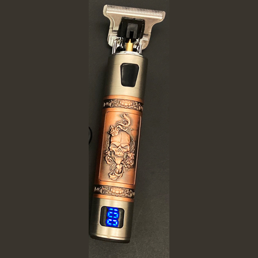 Lisslune | Skull Vintage Trimmer – Rechargeable Hair & Beard Groomer