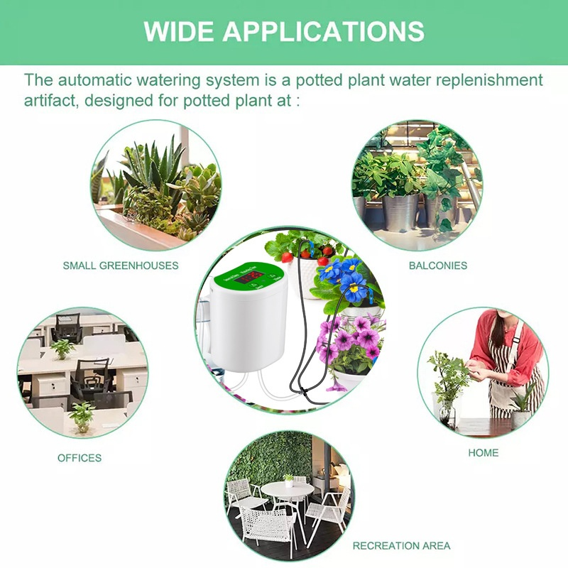 Lisslune | Automatic Plant Watering System with USB – Efficient Drip Irrigation