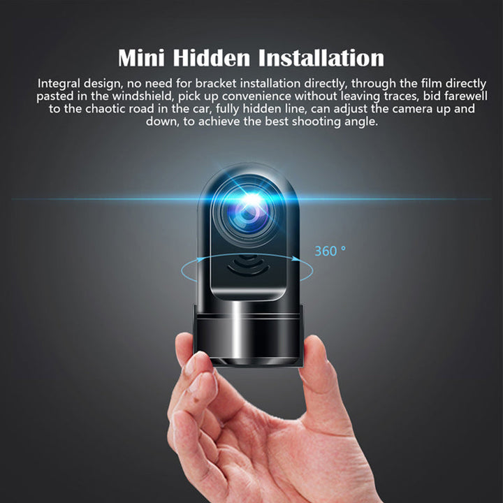 Lisslune | 1080P HD 360° Rotating Mini ADAS Dashcam