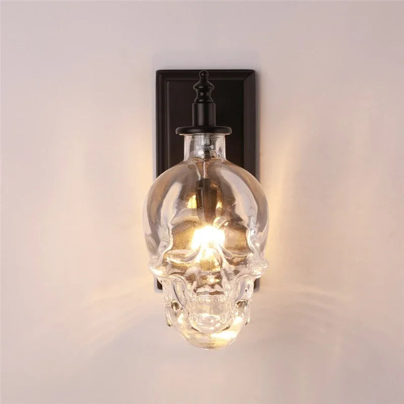 Lisslune | Gothic Skull Bottle Retro Wall Lamp