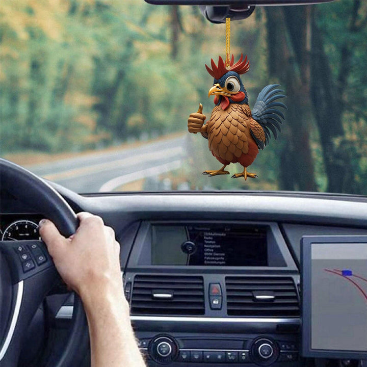 Lisslune | Cartoon Rooster Decorative Ornaments