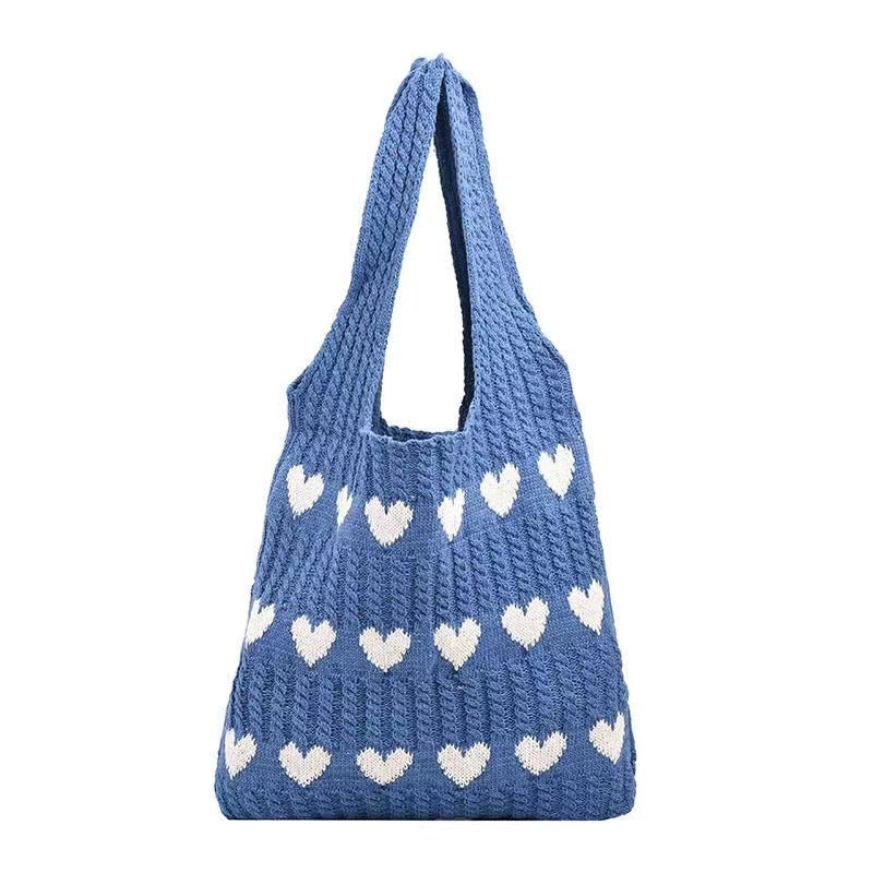 Lisslune | Knit Love Tote Bag