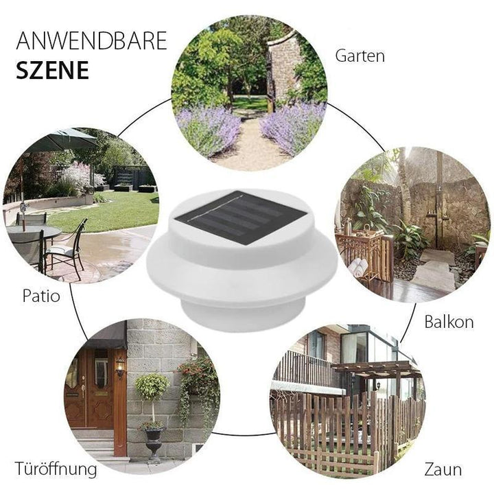 Lisslune | Solar-powered Roof Gutter Lights