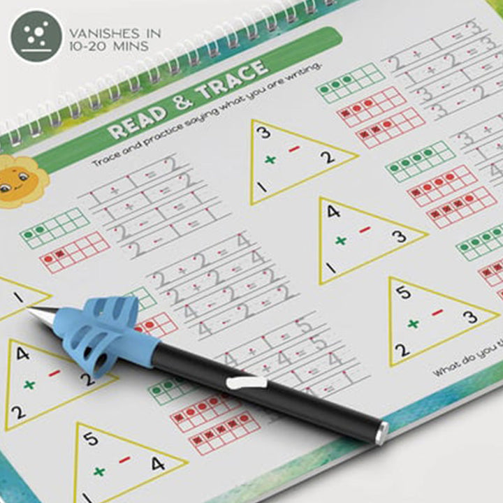 Lisslune | Reusable ribbed handwriting workbooks