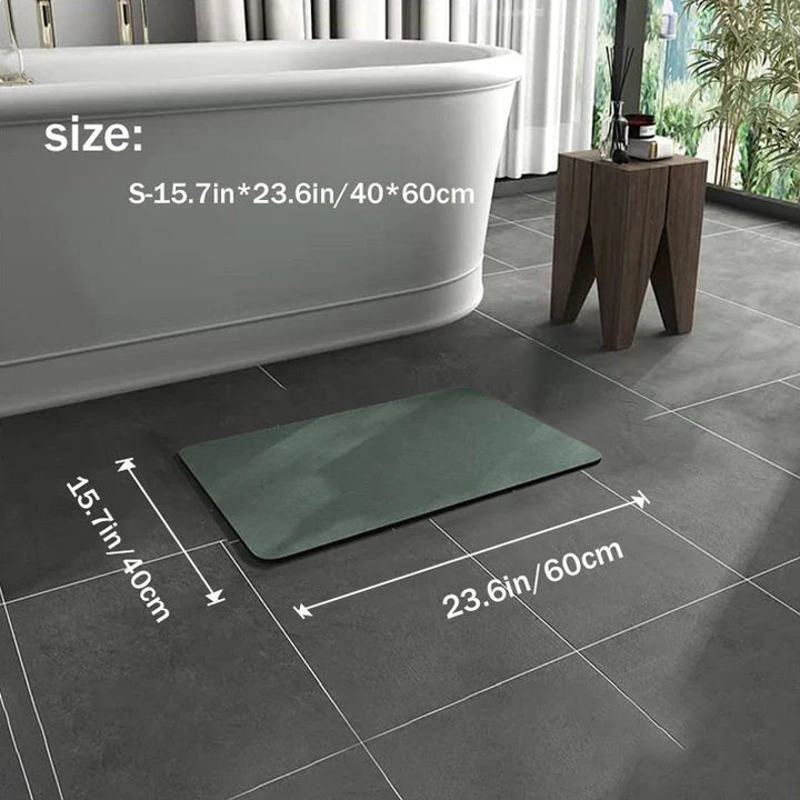 Lisslune | Non-slip diatomite bath mat