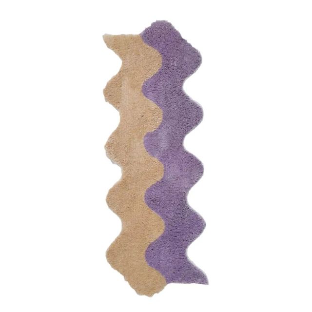 Lisslune | Abstract Color Block Rug made of Cotton-Polyester