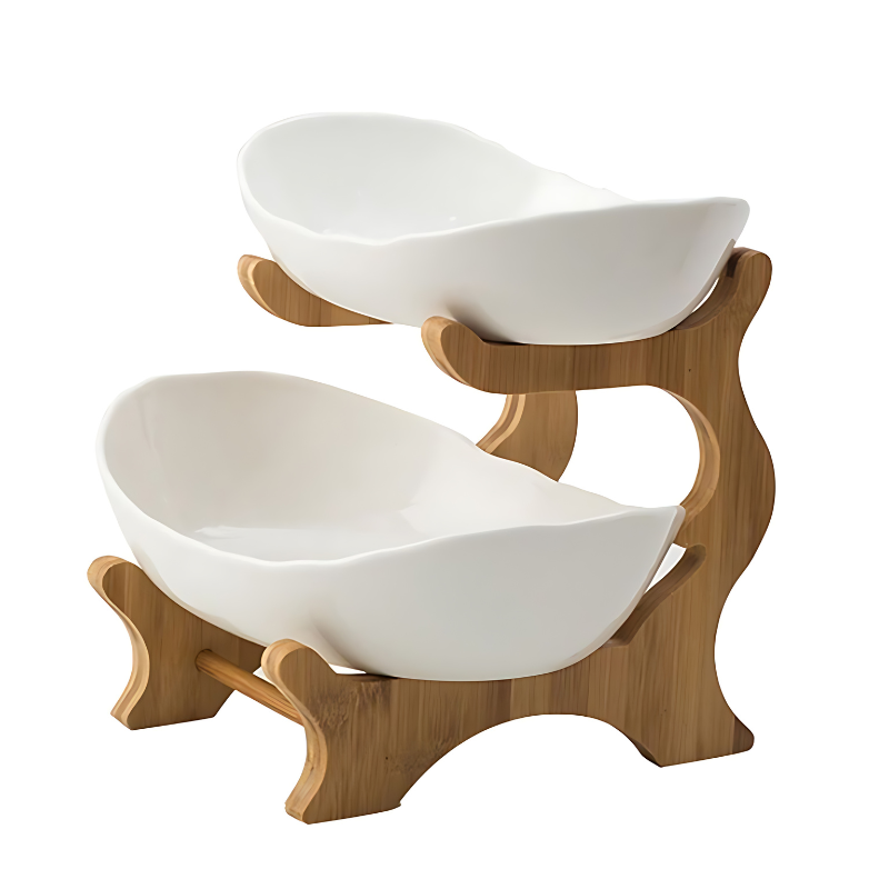 Lisslune | FruitTriad | Three-tier fruit bowl made of plastic
