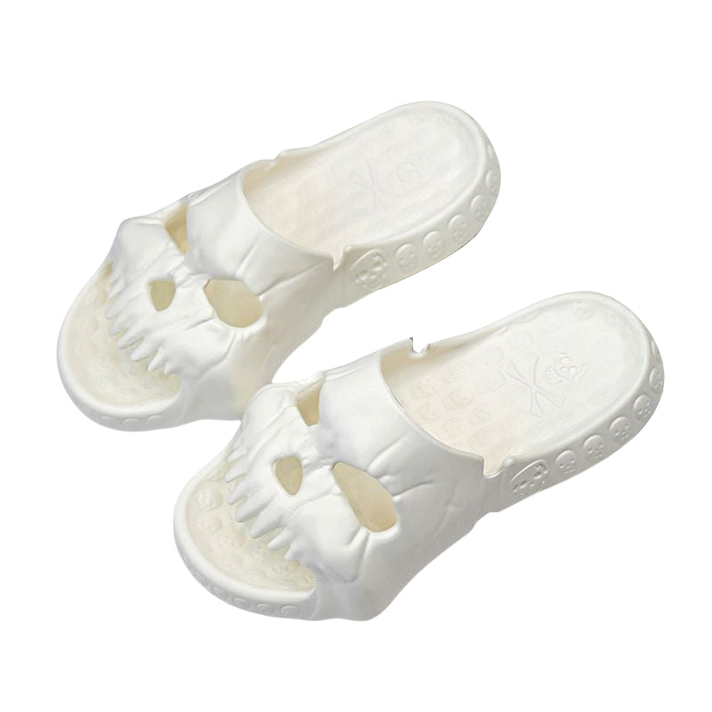 Lisslune | Skull Design Single Band Slippers