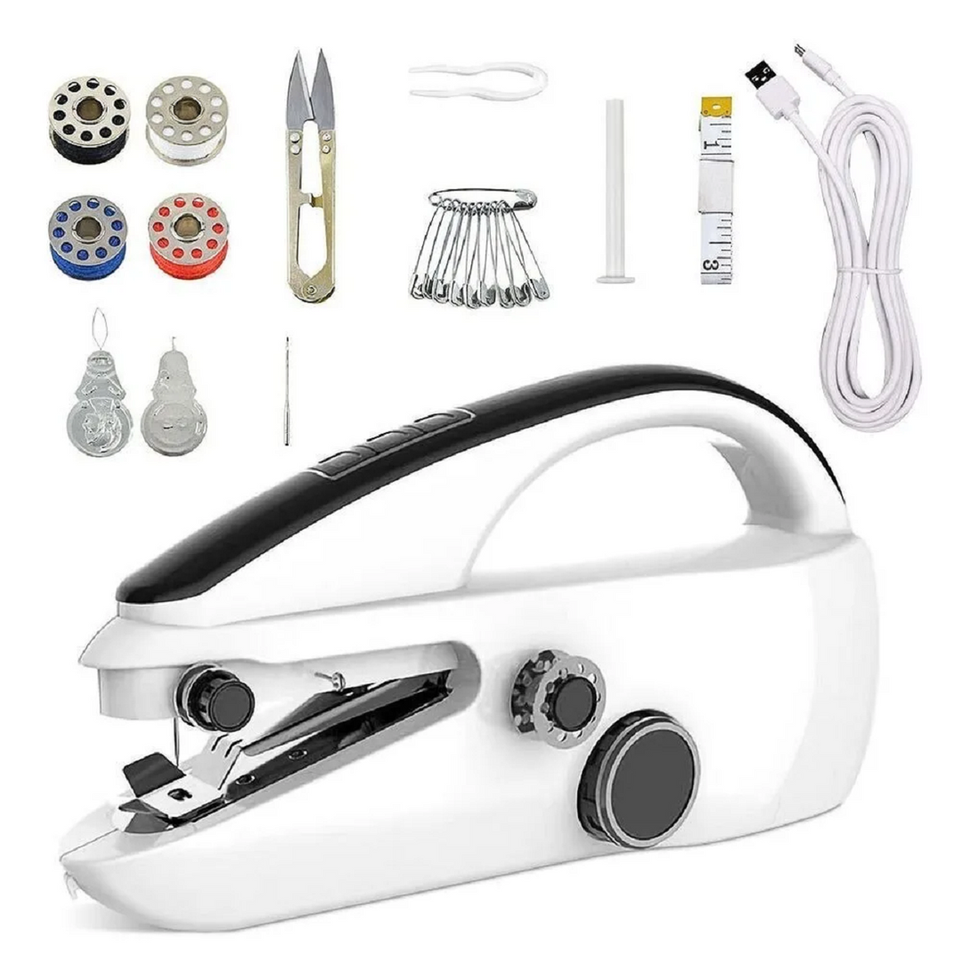 Lisslune | Handheld Mini Sewing Machine for Crafting & Mending - Portable Stitching Tool for Quick Repairs and DIY Projects