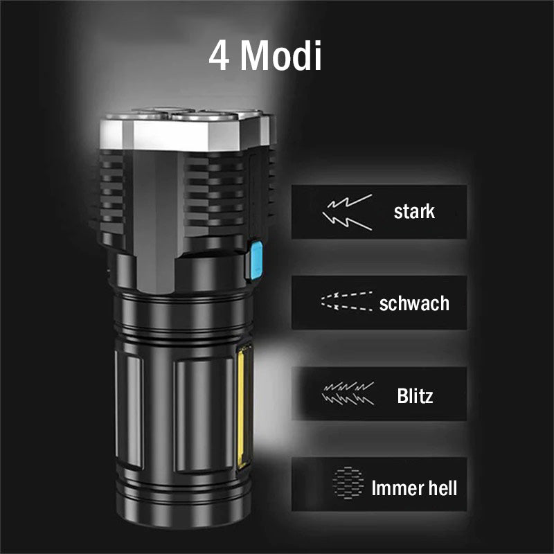 Lisslune | Multifunctional LED flashlight with strong light
