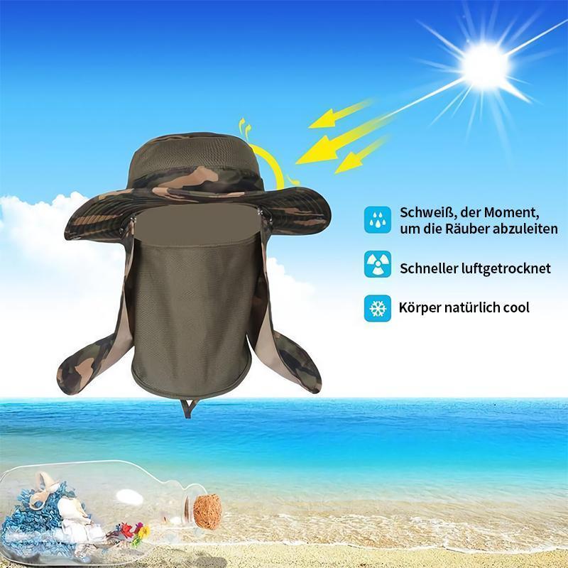 Lisslune | OUTDOOR SUN HAT - (moldable, crushable, foldable, extremely wind-resistant)