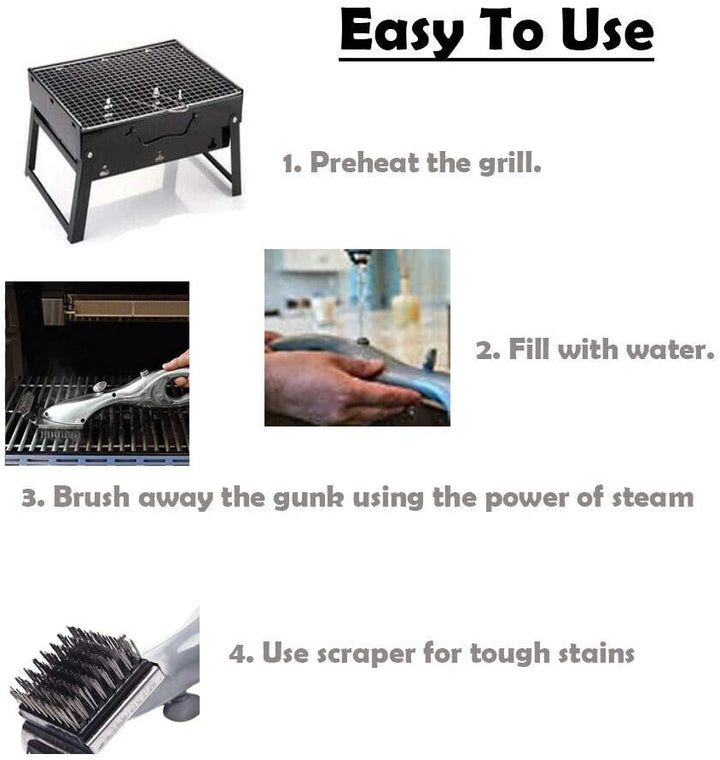 Lisslune | Grill Cleaning Brush - Steam Brush
