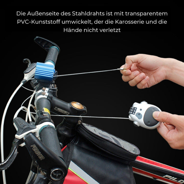 Lisslune | Portable theft-proof telescopic wire lock