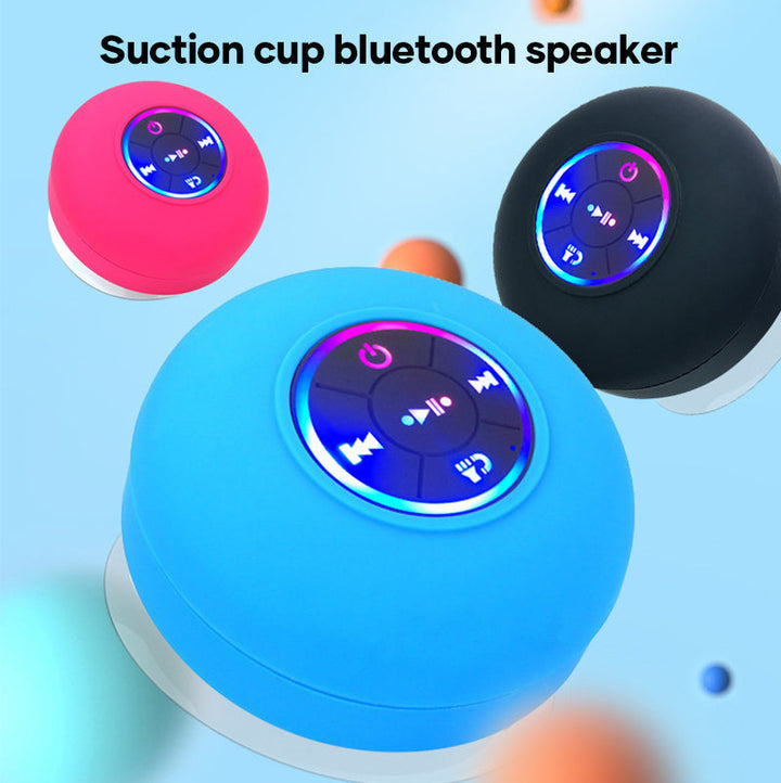 Lisslune | Mini Bluetooth Shower Speaker with LED Light