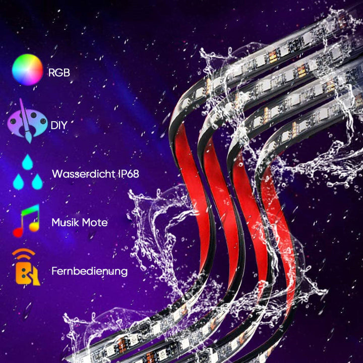 Lisslune | Car Chassis Remote Control Colorful Ambient Lights