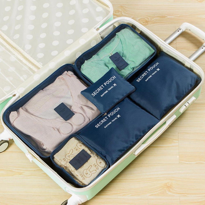 Lisslune | Travel Clothing Storage Bag (1 Set, 6 Pieces)