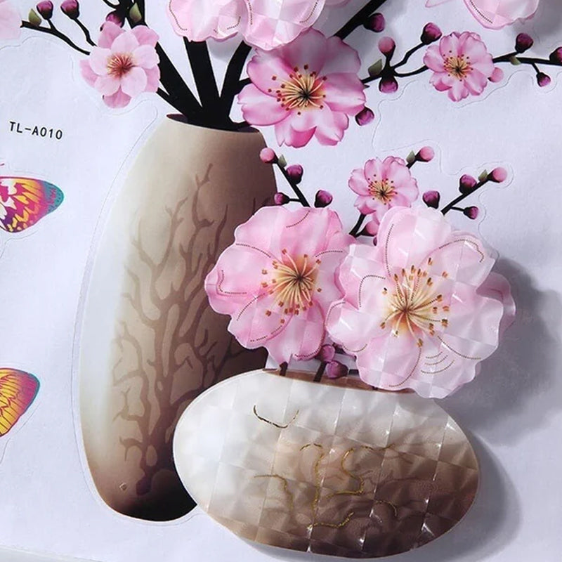 Lisslune | DIY Plant Vase Three-Dimensional Wall Stickers
