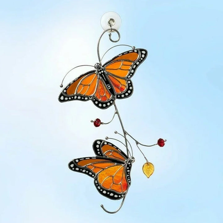 Lisslune | Butterfly Dragonfly Glass Pendant