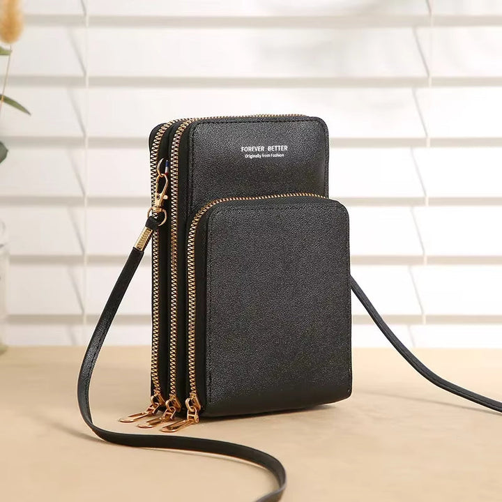 Lisslune | Leather Crossbody Phone Bag | Over-the-Shoulder Phone Bag