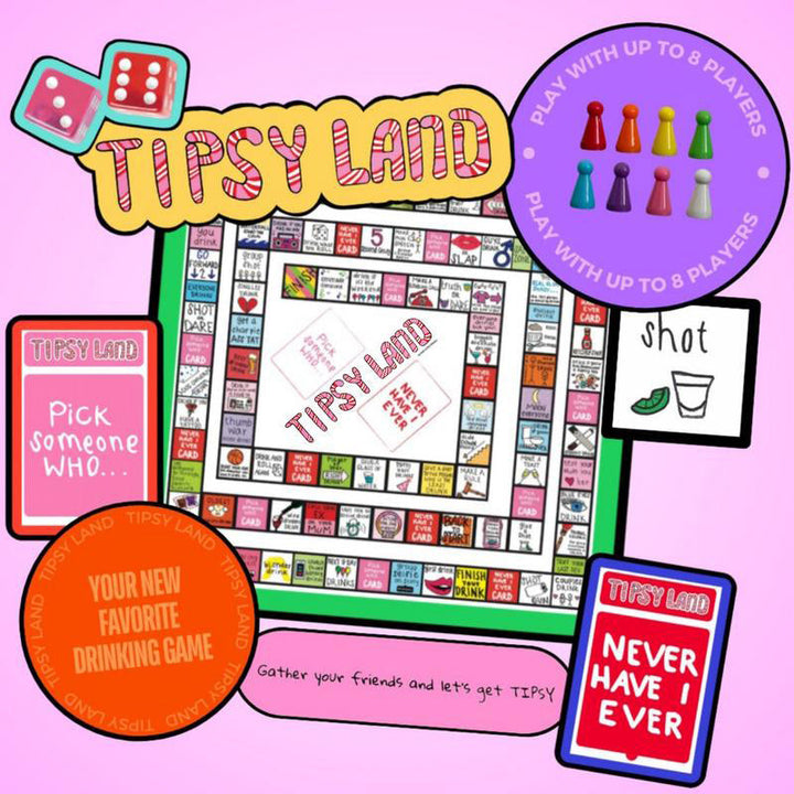 Lisslune | Party Board Game - Fun Drinking Game for Friends