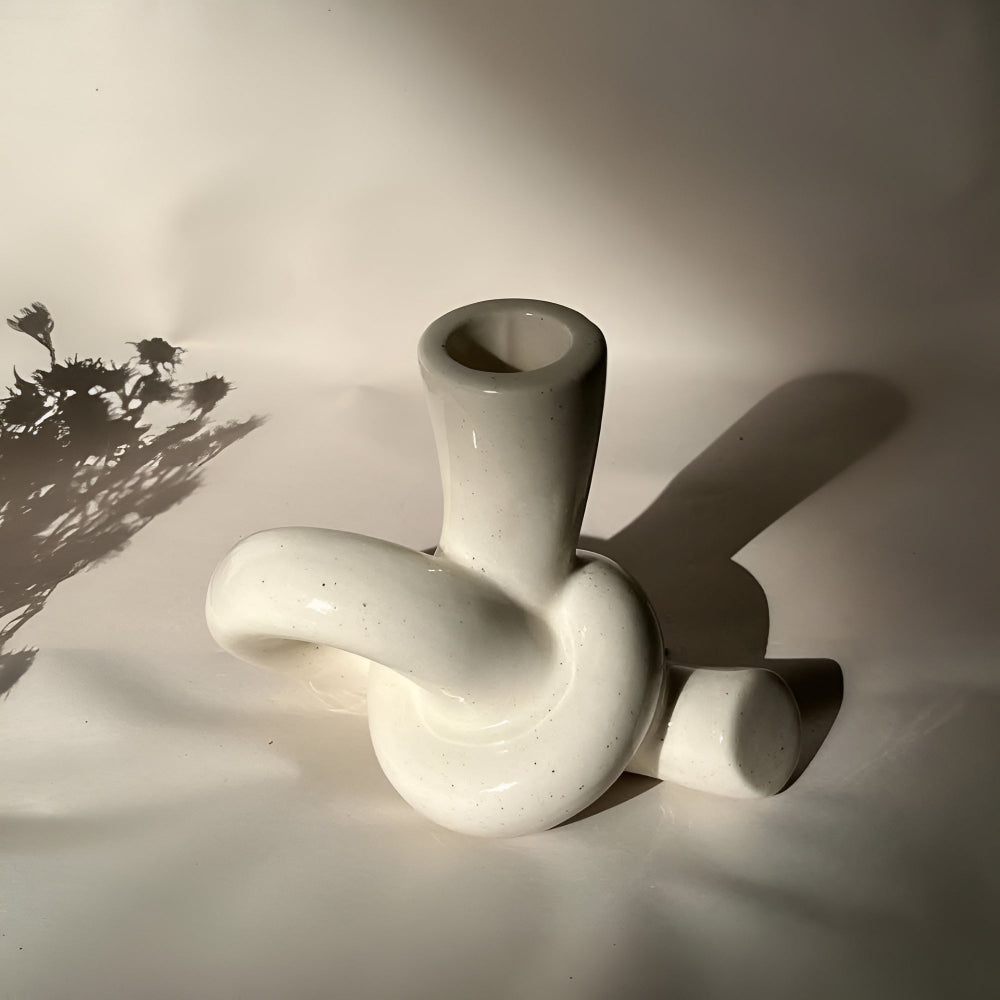 Lisslune | Knot Ceramic Candle Holder