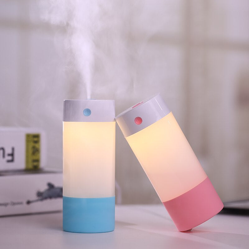 Lisslune | Ultrasonic Air Humidifier with light for Home and Car