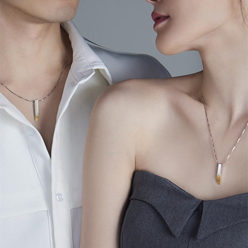 Lisslune | Luxury Couple Sterling Silver Necklace
