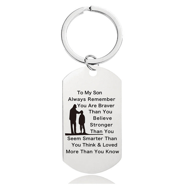 Lisslune | Mother's Day Engraving Metal Keychain with Box