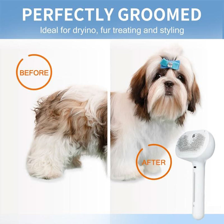 Lisslune | Hair clear pet brush – For smooth fur & a hair-free home