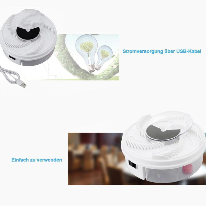 Lisslune | USB Electric Fly Trap Device, white