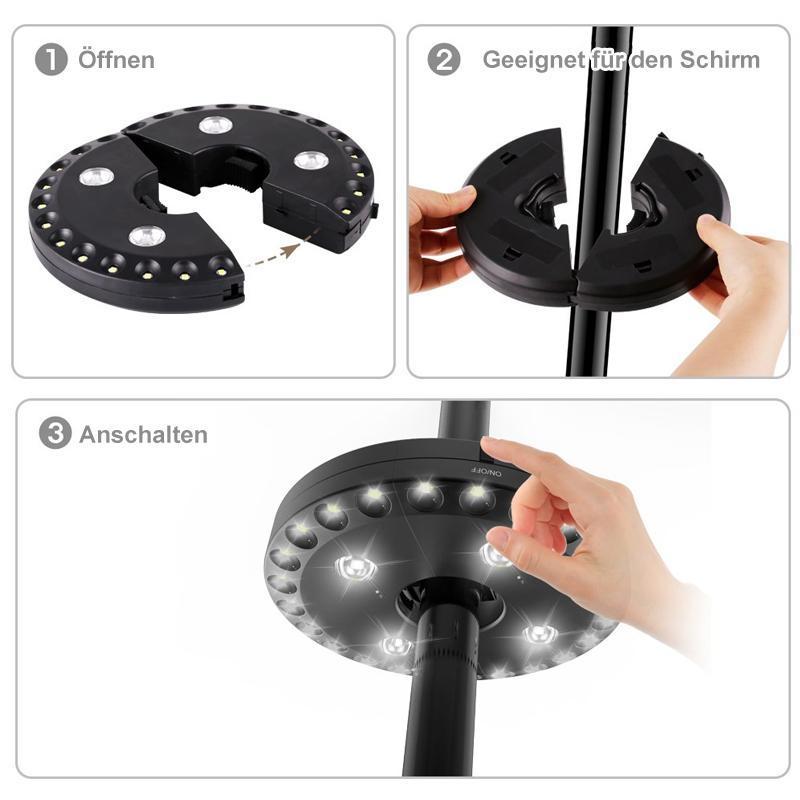 Lisslune | 28 LED lamp for the umbrella