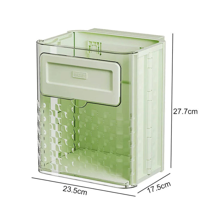 Lisslune | Space Saver Door Hanging Foldable Garbage Can