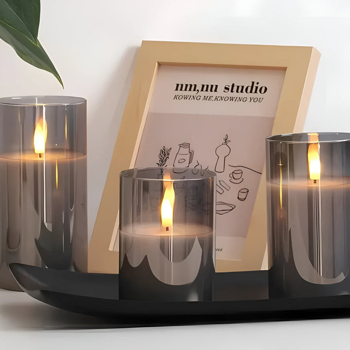 Lisslune | Ethereal 3D Flameless Candle | 3pcs Set