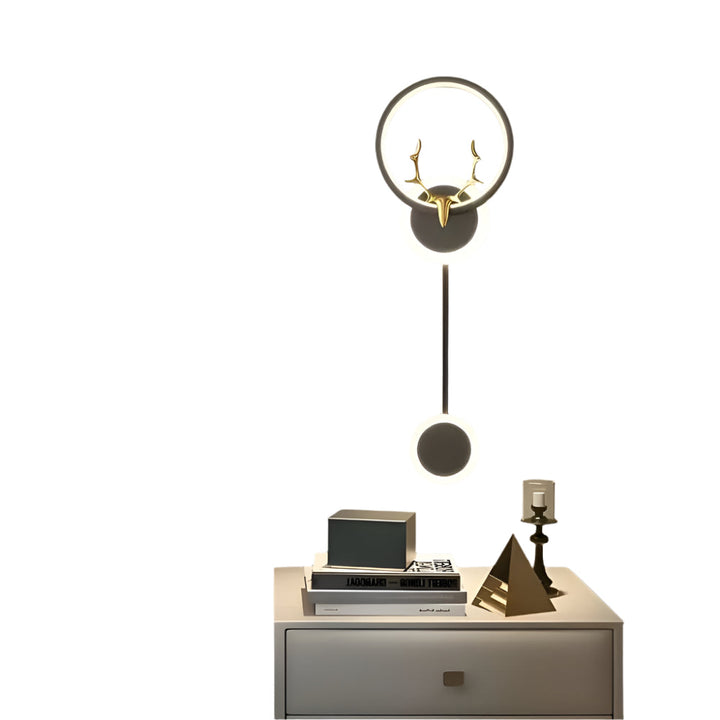 Lisslune | LumiNest – Elegant double wall lamp for minimalist and atmospheric lighting in the home