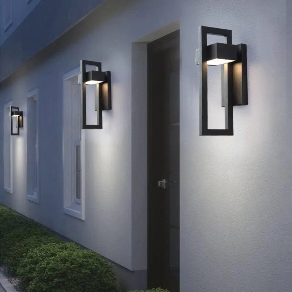 Lisslune | AuraBright – Modern Outdoor Wall Light with Energy-Efficient LED
