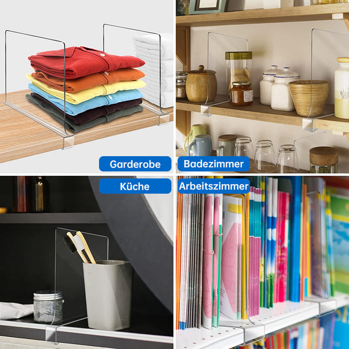 Lisslune | Shelf divider made of acrylic for closet organization