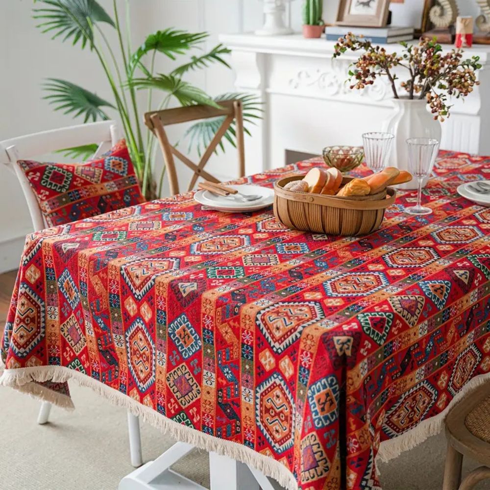 Lisslune | Oasis Dunes Boho Tablecloth